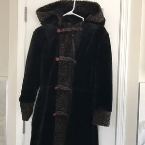 Michael Daniel Creations Faux Fur Long Coat